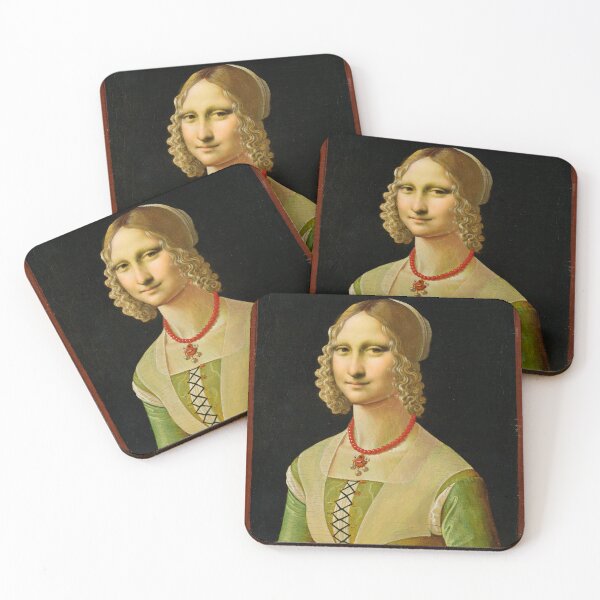 Item preview, Mona Lisa dressed as Selvaggia Sassetti designed and sold by brushandframes.