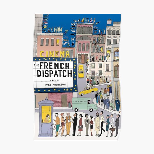 The French Dispatch cinema Poster