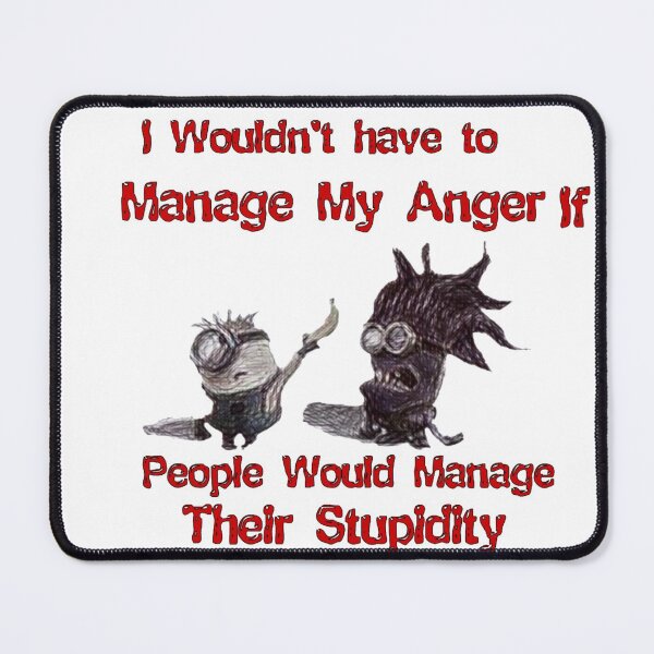 Item preview, Minion Anger Management designed and sold by WillowsWardrobe.