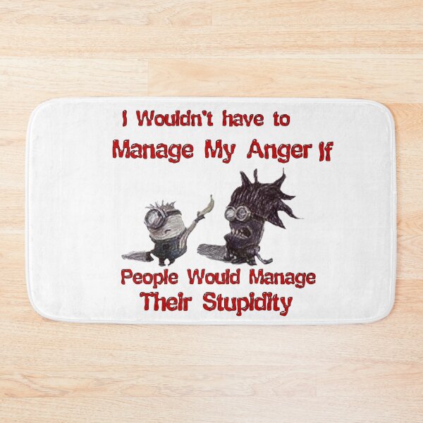 Item preview, Minion Anger Management designed and sold by WillowsWardrobe.