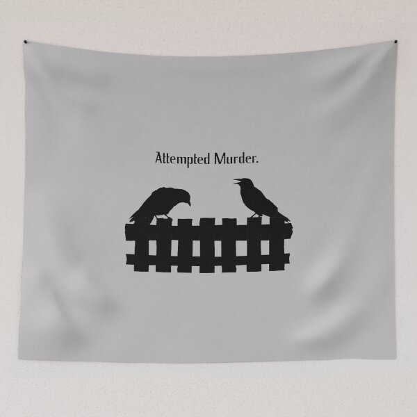 Item preview, Attempted Murder (Black) designed and sold by ZivaKreations.