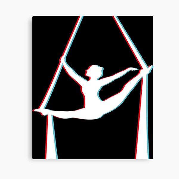 Aperçu de l'œuvre Danse aérienne sur tissu créée et vendue par bahicharafe.