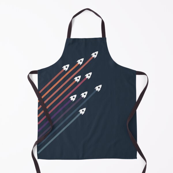 Item preview, Vintage Rocket flying in space designed and sold by Faty-Za.