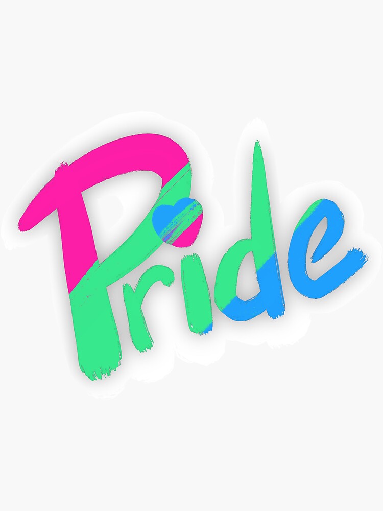 Pride Polysexual Flag Sticker By Izzycat13 Redbubble