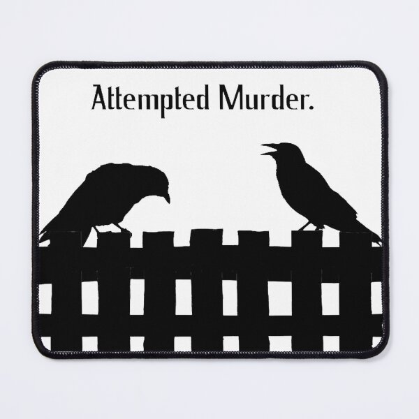 Item preview, Attempted Murder (Black) designed and sold by ZivaKreations.