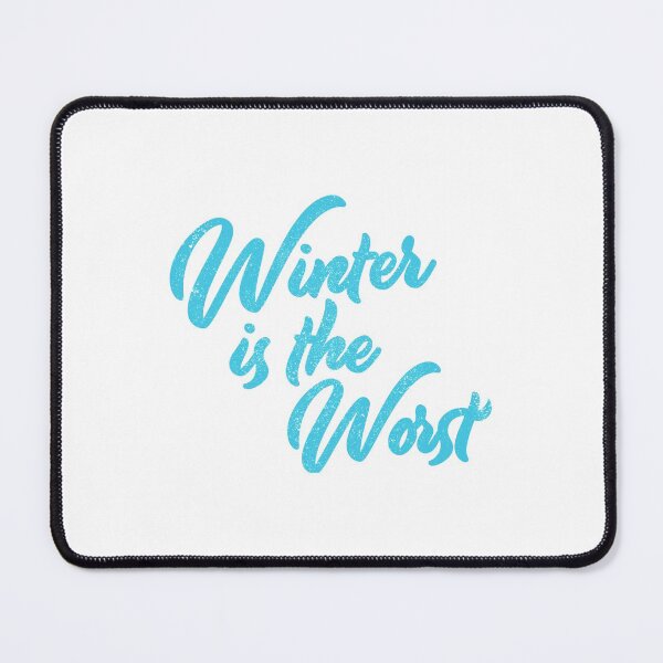 Item preview, Winter Sucks Funny Cute Brush Lettering designed and sold by Creatively Torn.