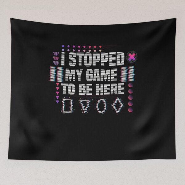 Item preview, I Paused My Game To Be Here Gamer Boy Girl Gift Gaming Funny Video Game Vintage designed and sold by Yonshop.