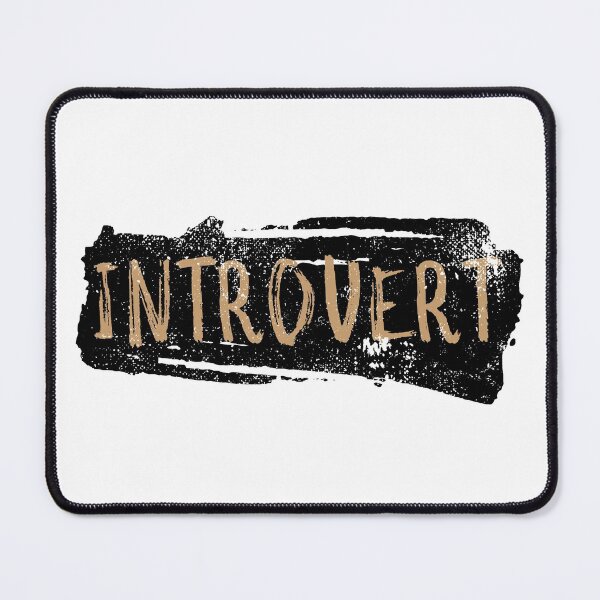 Item preview, Introvert Vintage Brush Splatter Art designed and sold by Creatively Torn.