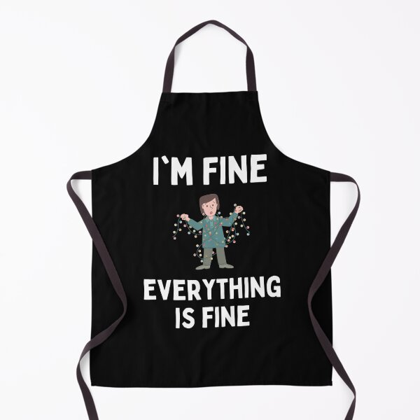 Item preview, I'm Fine Everything Is Fine Christmas Tree Lights Tangled designed and sold by EllConApparel.