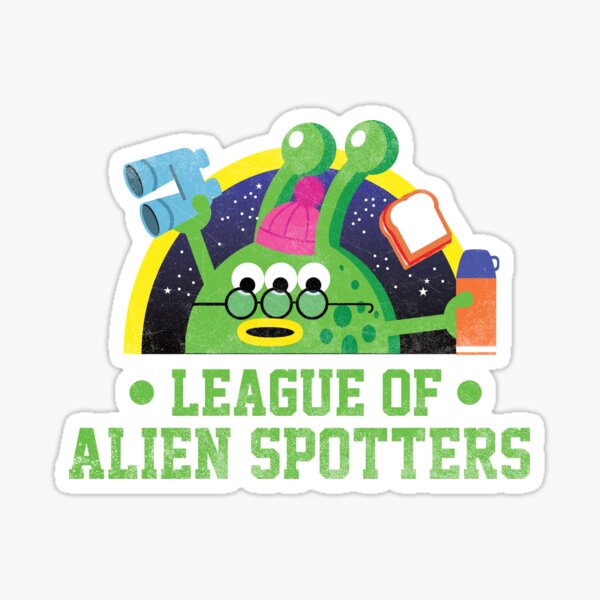 League of Alien Spotters Sticker