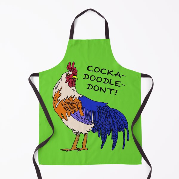 Item preview, Cockadoodledon't Funny Rooster Illustration designed and sold by WhatWhatDesigns.