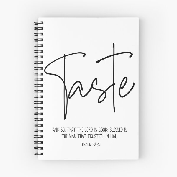 Item preview, Taste and See that the Lord is Good, Psalm 34:8, Scripture Art, Christian Home Decor,  designed and sold by Dzhenka-Balimez.