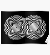 Schallplatte Infinity - Mobius Strip - Metallic - Silber Poster