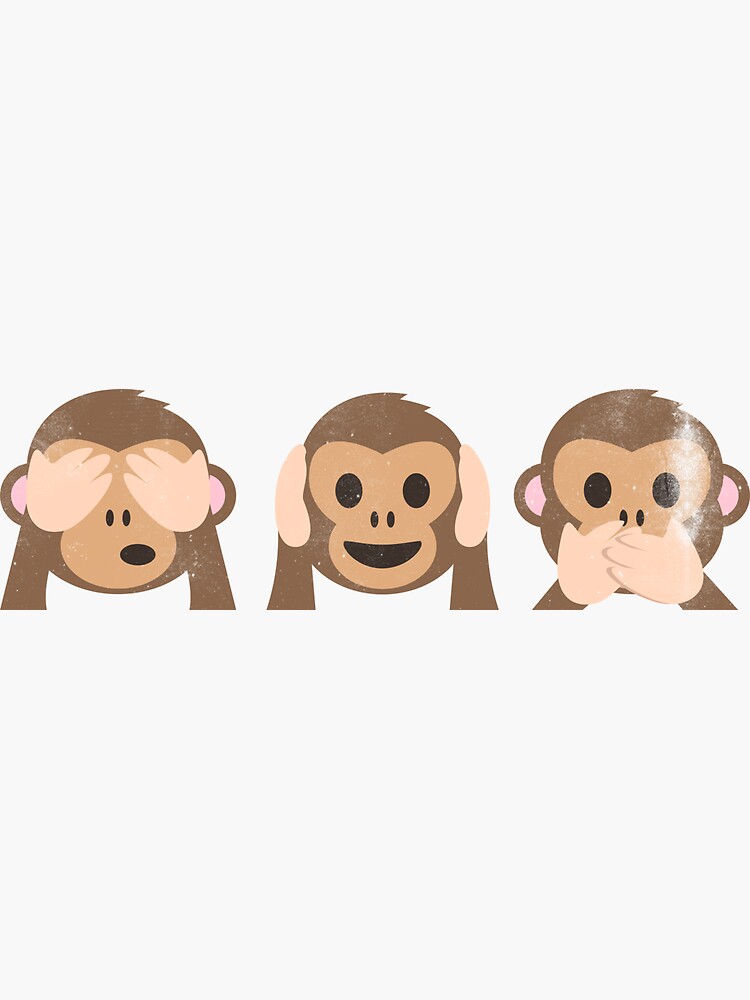 Обезьянки не вижу не слышу. Обезьяны не слышу не вижу. Смайлик обезьянка. Три обезьяны. Три обезьянки ЭМОДЖИ.