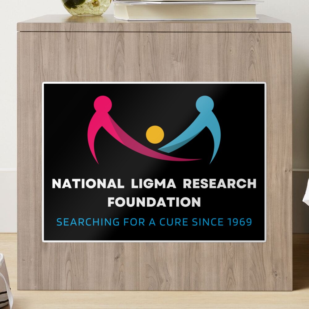 National Ligma (Balls) Research Foundation Logo' Sticker