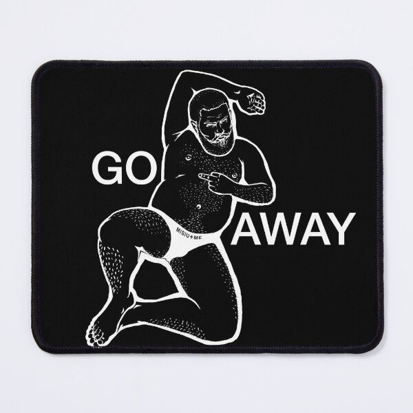 Item preview, GO AWAY WHITE designed and sold by MisiuAndMe.