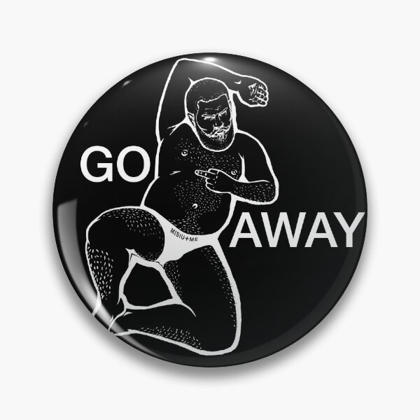 Item preview, GO AWAY WHITE designed and sold by MisiuAndMe.