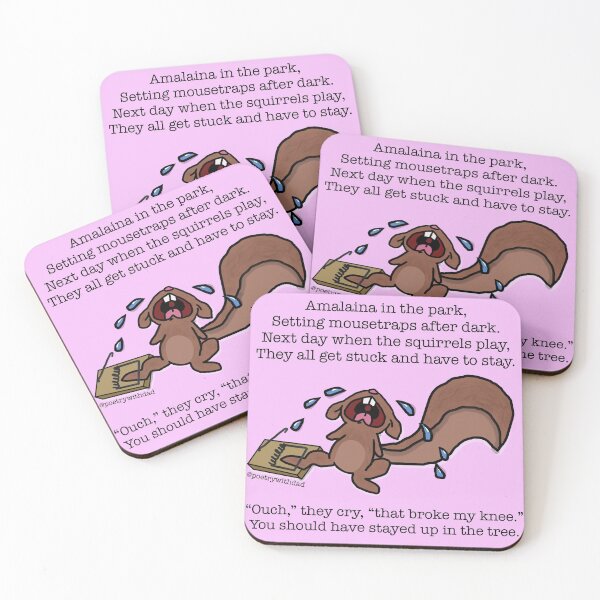 Item preview, Squirrels Caught In Mousetraps designed and sold by poetrywithdad.