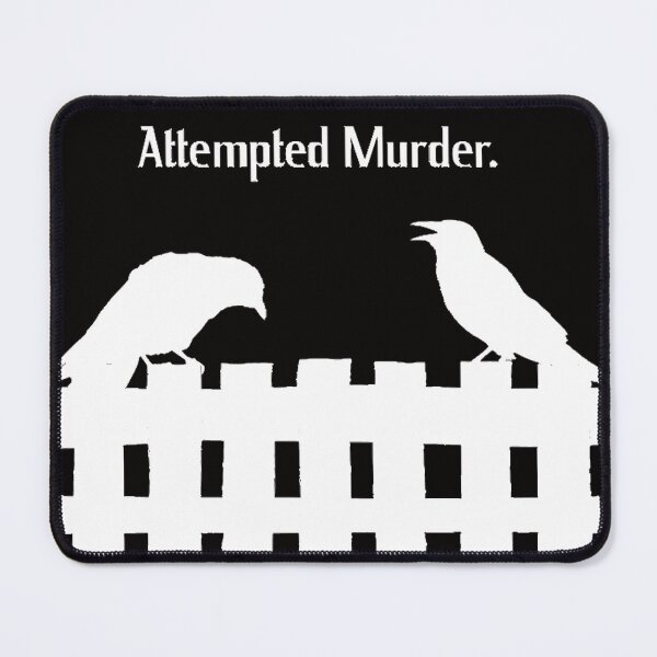Item preview, Attempted Murder (White) designed and sold by ZivaKreations.