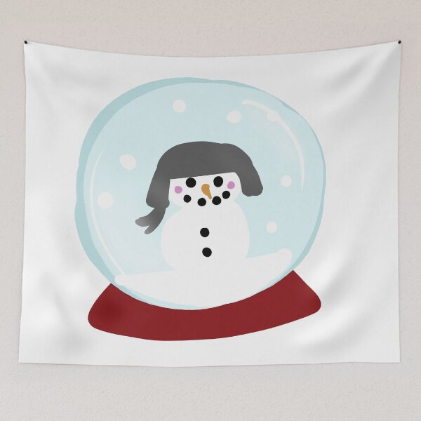 Item preview, Happy Snowman in a small Snowglobe designed and sold by Junpeiberry.
