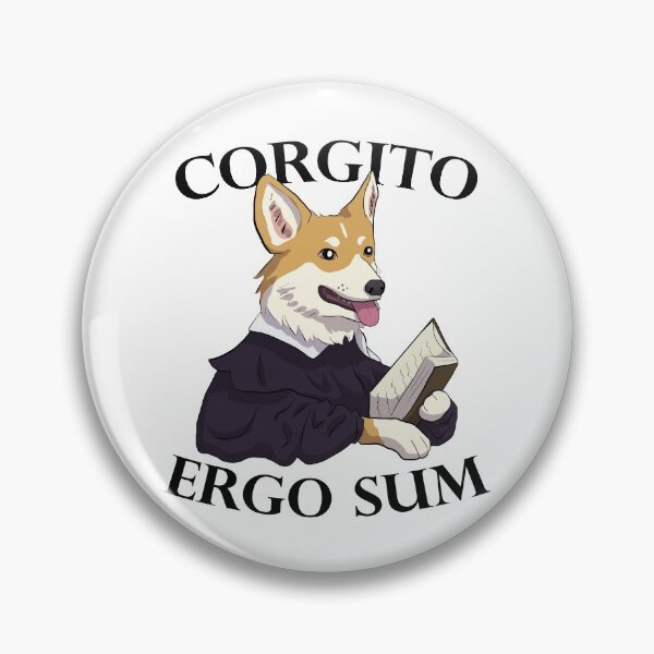 Item preview, Corgito Ergo Sum designed and sold by AriMakesArtShop.
