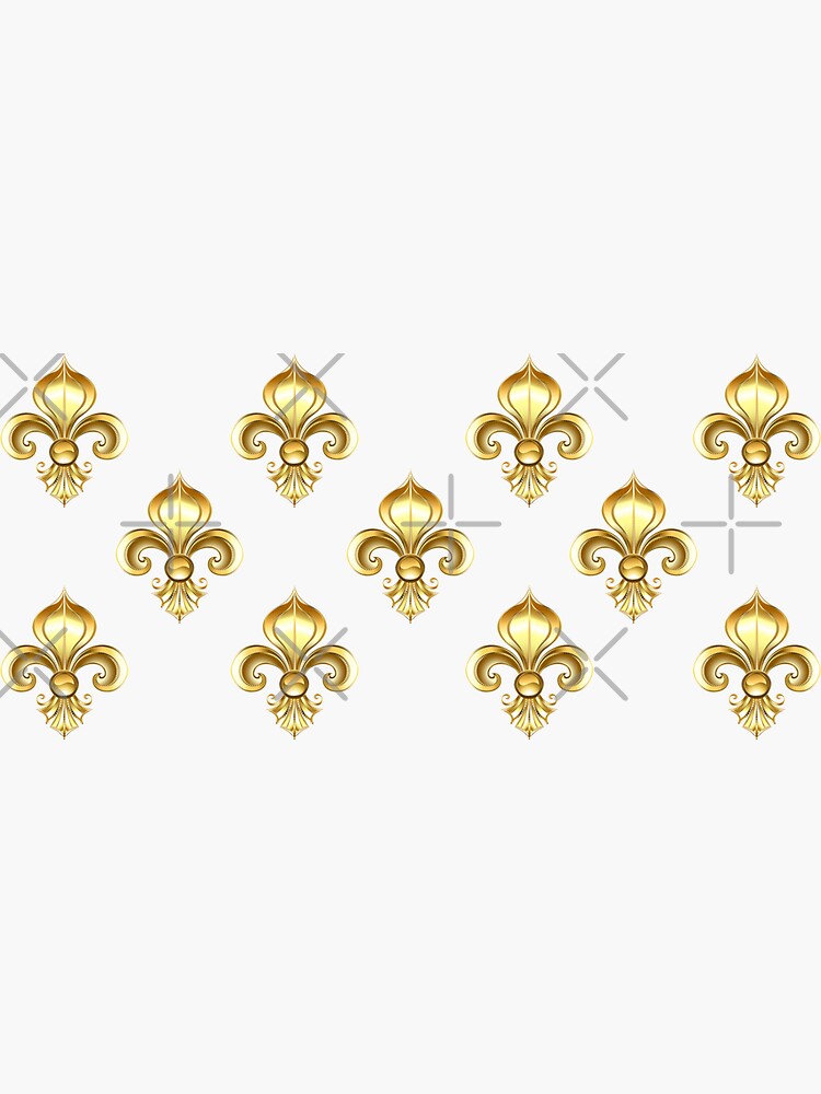 "Fleur de lis Flower of life Flor de lis" Sticker for Sale by