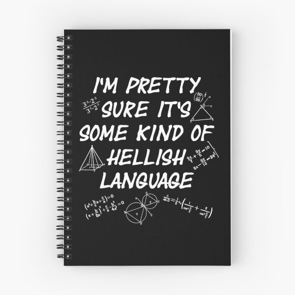 Item preview, Math Is a Language From Hell designed and sold by shadowisper.