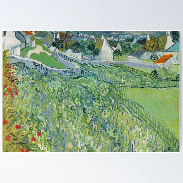 Item preview, Vineyards at Auvers designed and sold by amonarte.