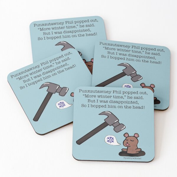 Item preview, Groundhog Phil Says More Winter designed and sold by poetrywithdad.