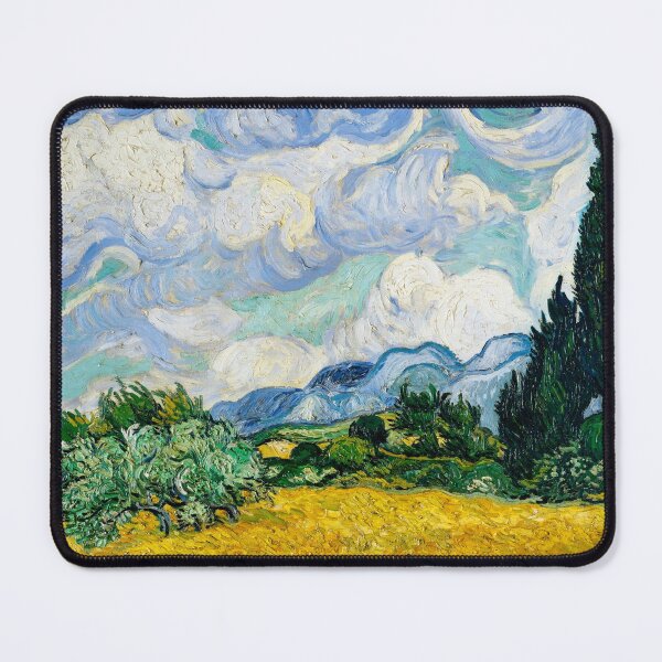 Item preview, Wheat Field with Cypresses designed and sold by amonarte.