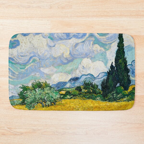 Item preview, Wheat Field with Cypresses designed and sold by amonarte.