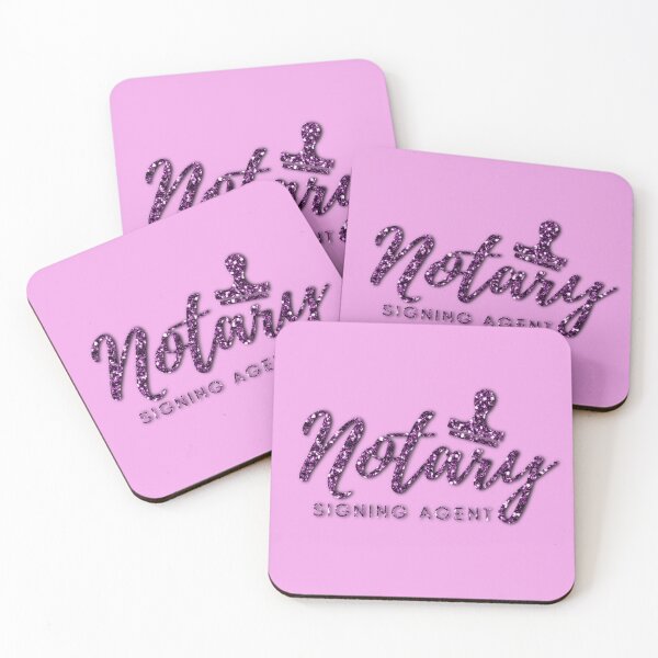 Item preview, Notary Signing Agent | Purple Glitter designed and sold by AdoptKM.