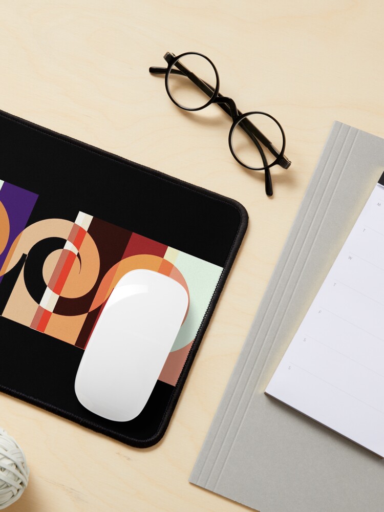 Thumbnail 3 of 5, Mouse Pad, 3 Waves designed and sold by kinkatstyle.