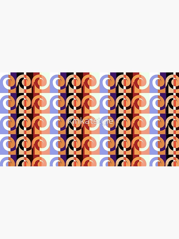 Thumbnail 5 of 5, Mouse Pad, 3 Waves designed and sold by kinkatstyle.