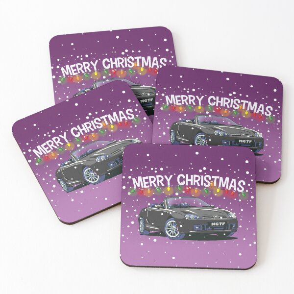 Item preview, Black MG TF Car Christmas Greeting Card designed and sold by Webazoot Industries - Car Art.