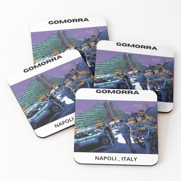 Item preview, GOMORRA VS POLIZIA  T-SHIRT designed and sold by heyy GenZ.