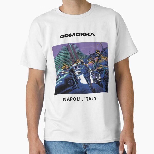 Item preview, GOMORRA VS POLIZIA  T-SHIRT designed and sold by heyy GenZ.