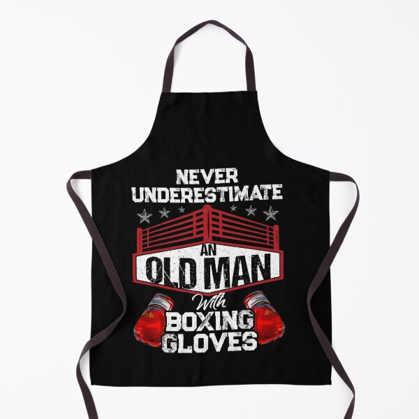 Item preview, Never Underestimate An Old Man With Boxing Gloves Boxer designed and sold by Dressed For Duty.