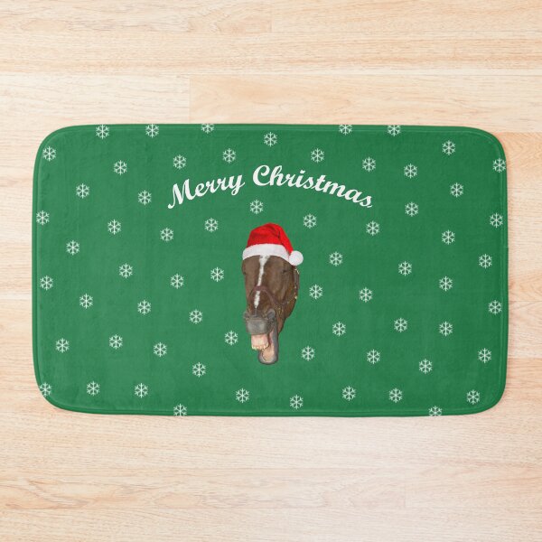 Item preview, Merry Christmas laughing horse designed and sold by quentinjlang.