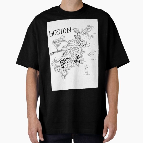 Item preview, Boston Illustrated Map designed and sold by Claire Lordon.