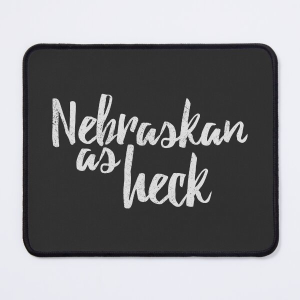 Item preview, Nebraskan as Heck Humor Vintage Lettering designed and sold by Creatively Torn.