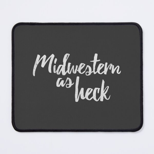 Item preview, Midwestern as Heck Humor Vintage Lettering designed and sold by Creatively Torn.