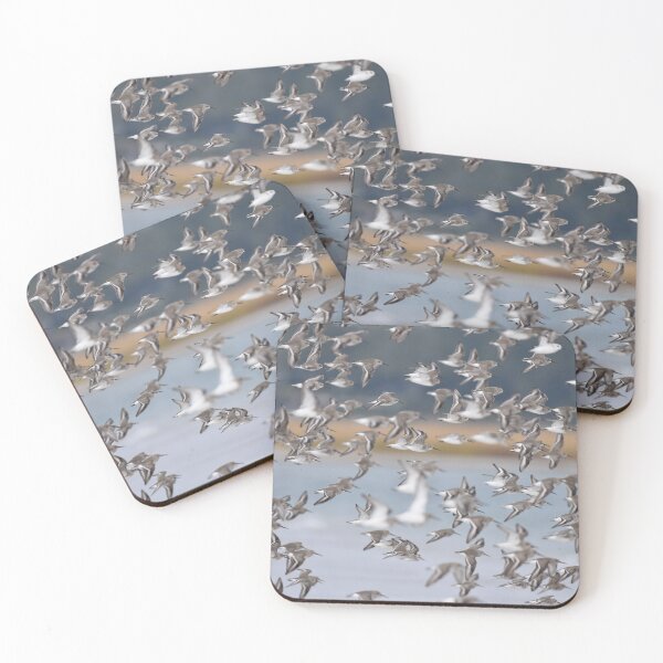 Item preview, Dunlin Flock Photo designed and sold by LauraWolfArtist.