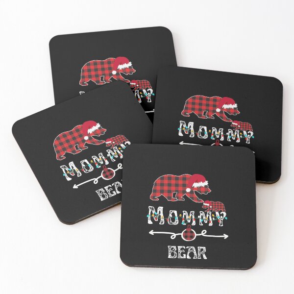 Item preview, Mommy Bear Christmas Pajama Red Plaid Matching , Bear Christmas Pajama Red Plaid Buffalo Family gift  designed and sold by Alan-NY.
