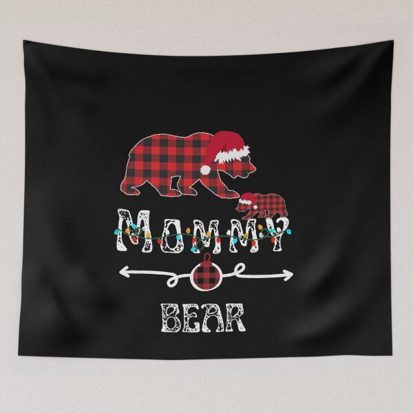 Item preview, Mommy Bear Christmas Pajama Red Plaid Matching , Bear Christmas Pajama Red Plaid Buffalo Family gift  designed and sold by Alan-NY.