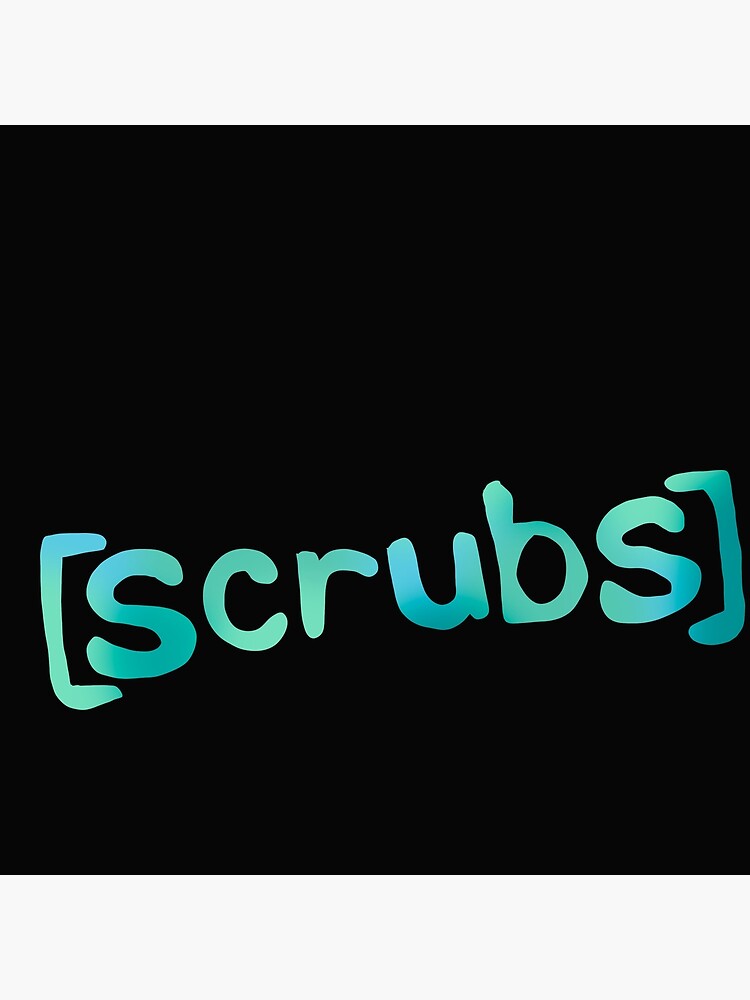 “Scrubs Tv Show Logo” Poster for Sale by ellenugget | Redbubble
