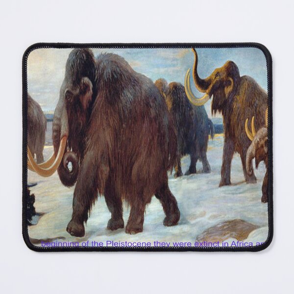 Item preview, Wooly Mammoth Art designed and sold by Alicefish.