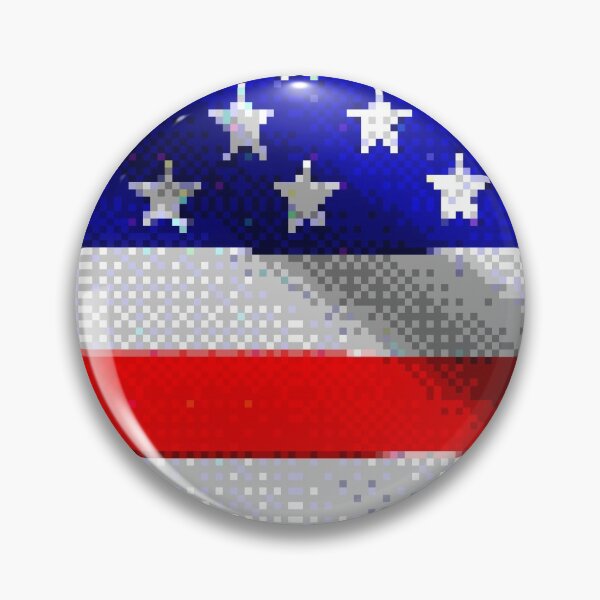 Item preview, Pixel US flag designed and sold by EvgeniiV.