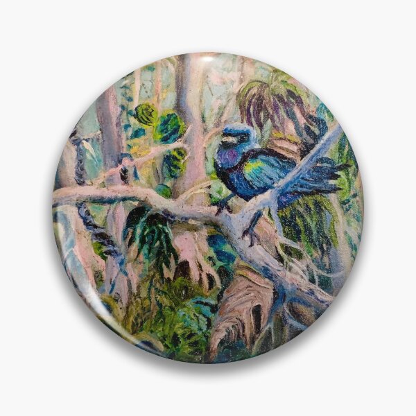 Item preview, Blue Headed Tanager of Ecuador designed and sold by Janice Schiff.