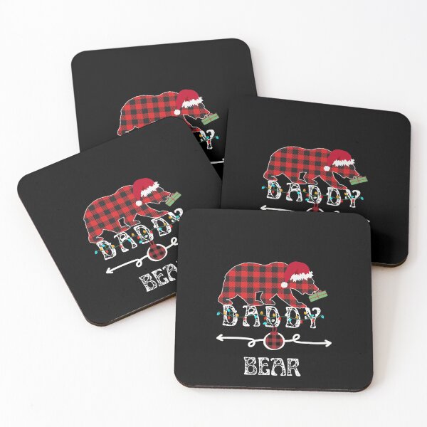 Item preview, daddy Bear Christmas Pajama Red Plaid Matching , Bear Christmas Pajama Red Plaid Buffalo Family gift  designed and sold by Alan-NY.